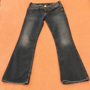 Silver wm’s W32L32 pioneer Flared distressed Jeans